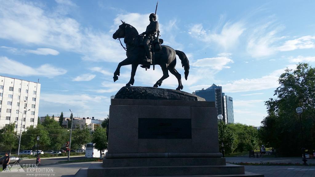 Памятник Оренбургскому казачеству
